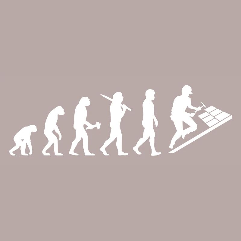 Dachdecker Dachklempner Evolution Geschenk