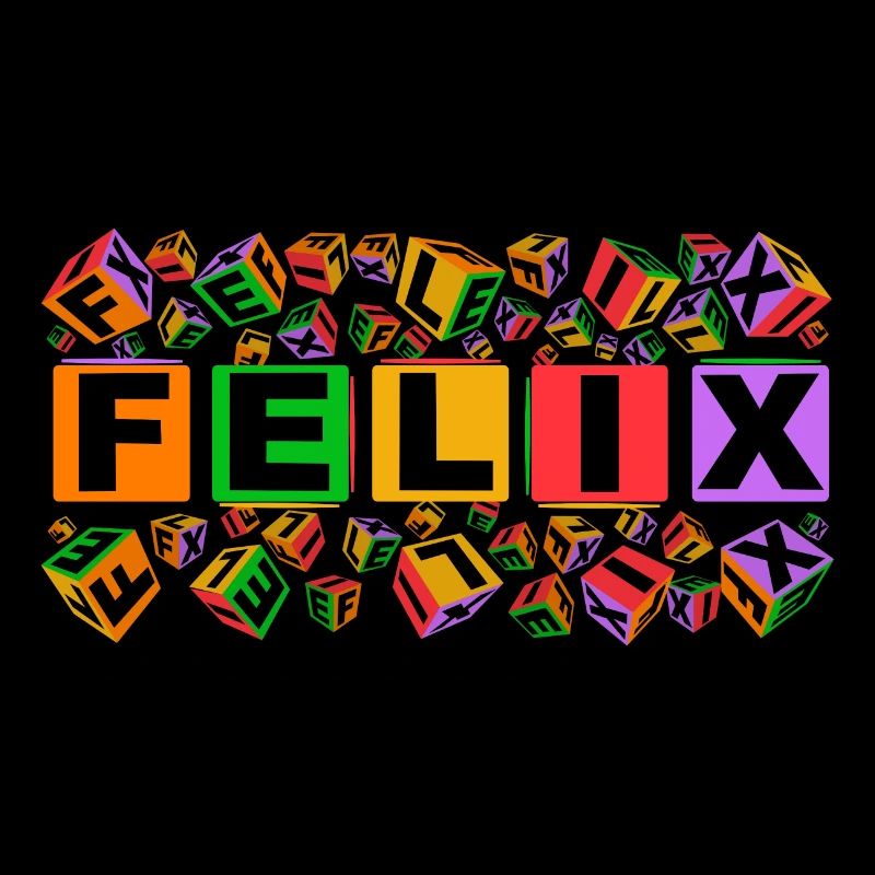 FELIX colourful cubes
