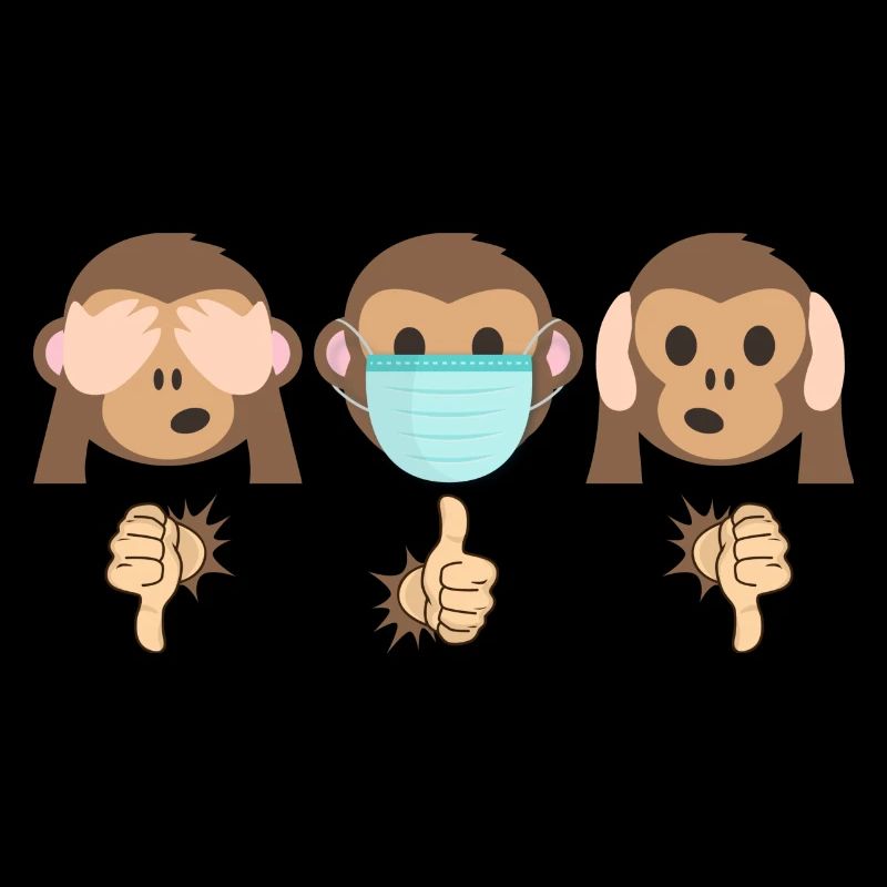 3 Wise Monkeys (Two-Ignorant Edition)
