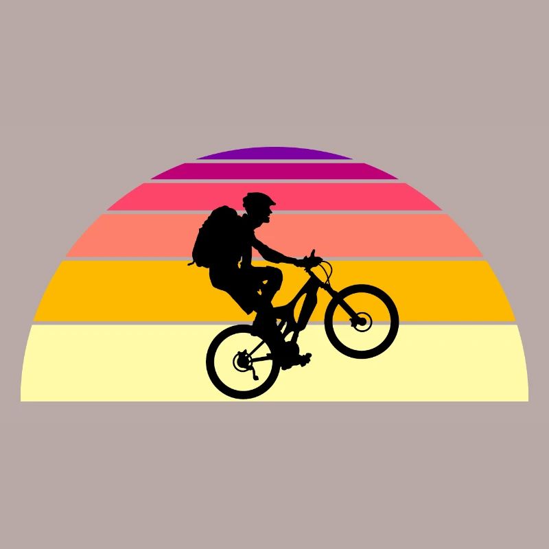 Bikers at sunset