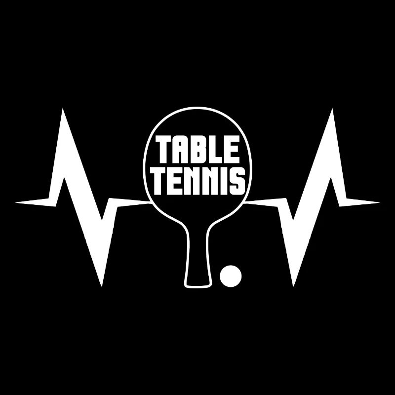Table Tennis Heartbeat ECG Table Tennis Player