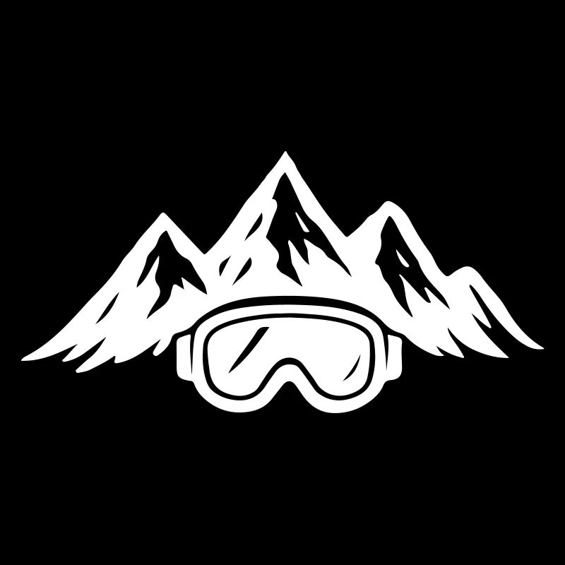 Ski Goggles Ski Mountains Slope Icon