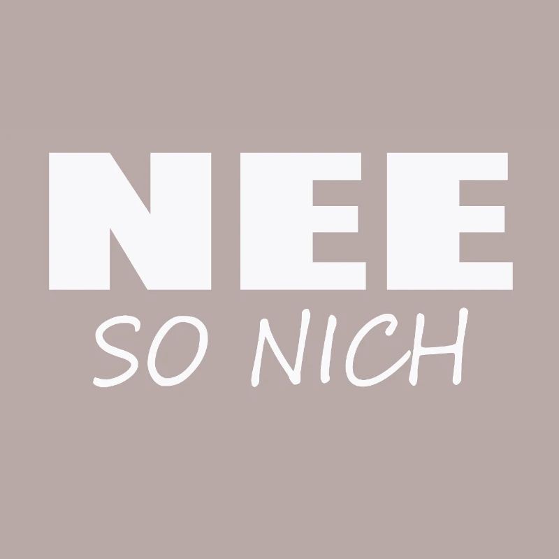 NON, PAS COMME ÇA