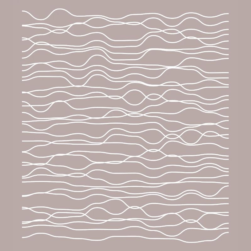 Wavy Line Echoes Pattern