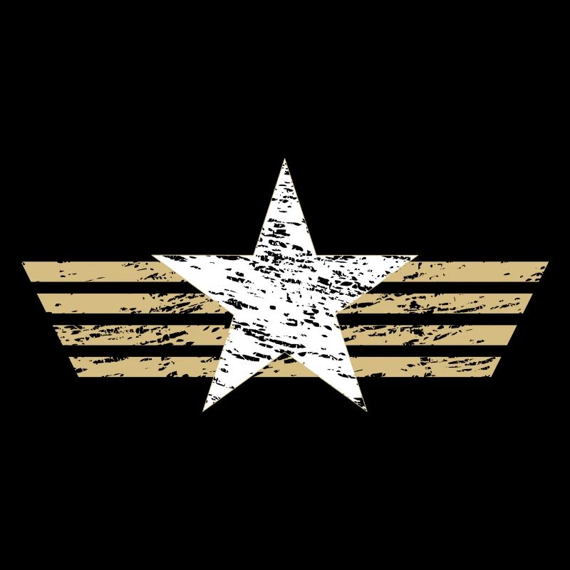 Captain Pilot Wings Star