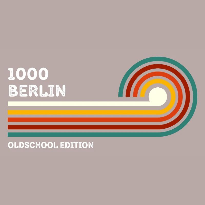 Berlin Retro Shirt Zip Code 1000 Zip Code Souvenir