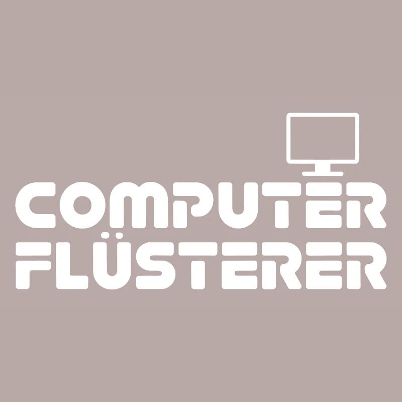 Computer Whisperer Retro Print