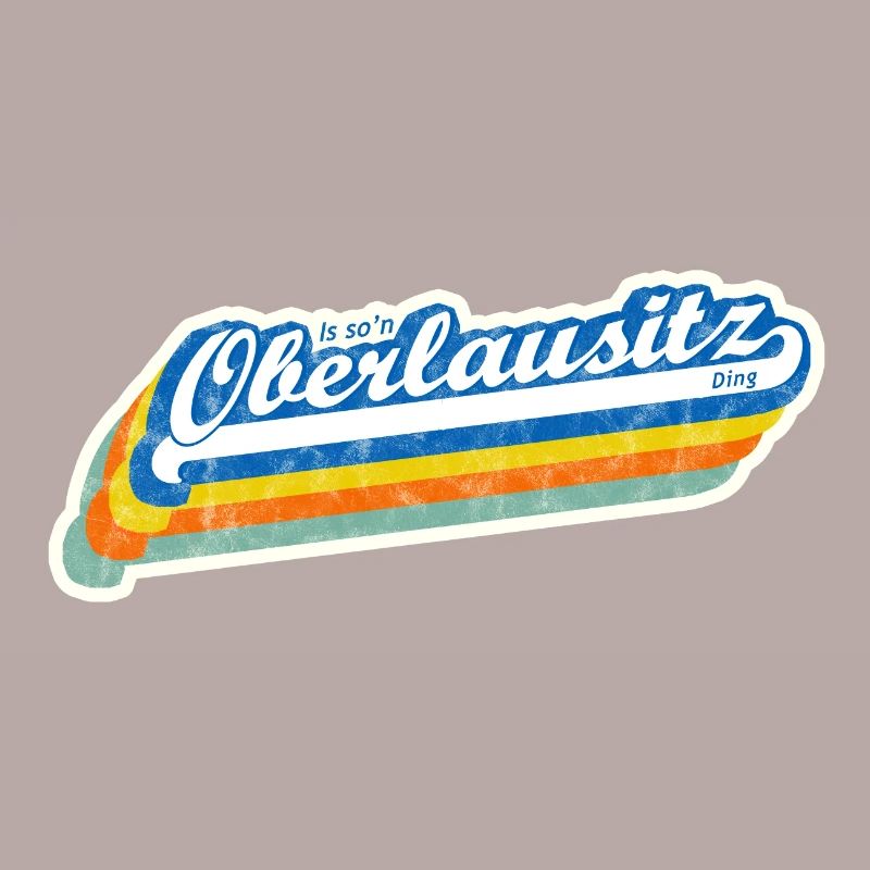 'Is so' Oberlausitz Ding 'design rétro