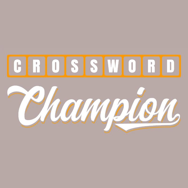 Conception typographique de Champion des mots croisés