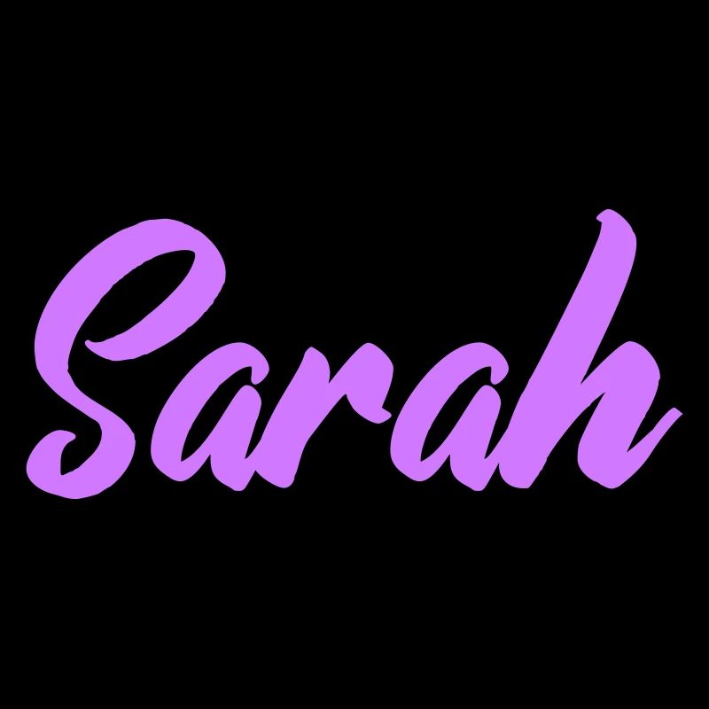 Sarah Name Font Print