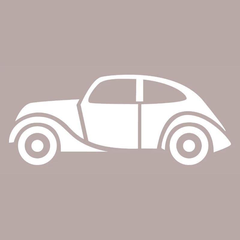 Oldtimer Symbol - Auto Klassiker Comic