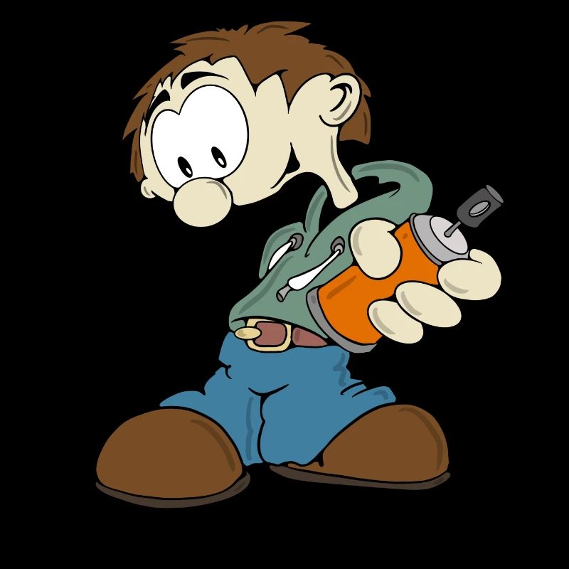 Cool graffiti sprayer