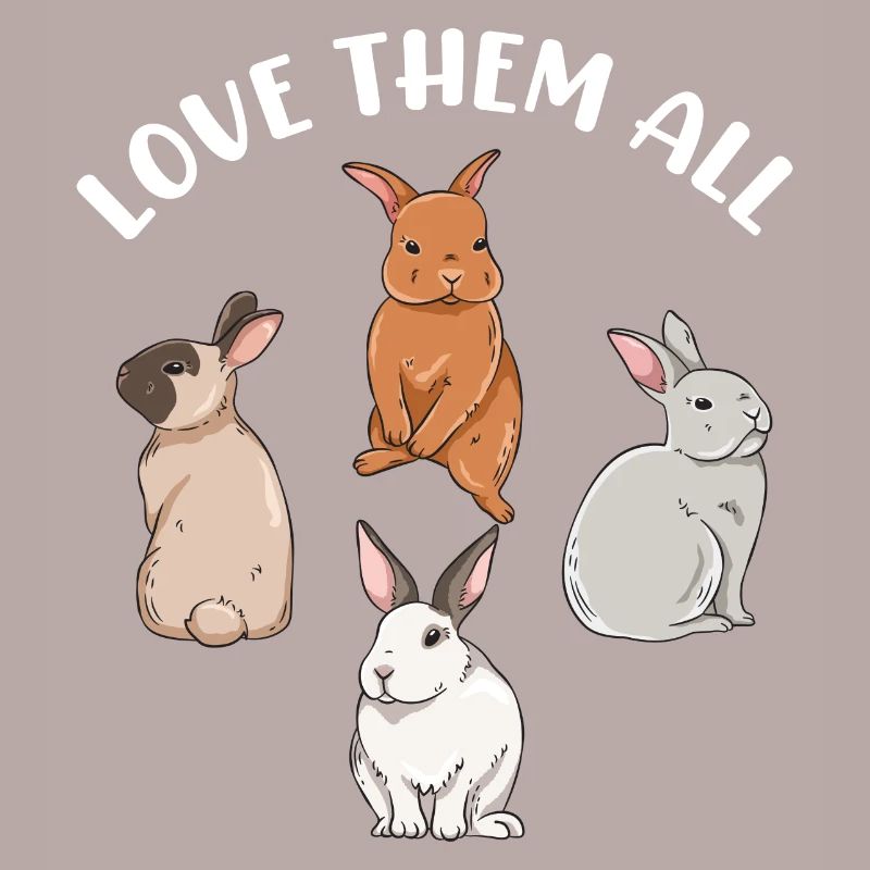 Conception de lapin mignon pour les propriétaires de lapins