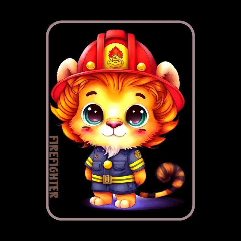 Firefighter, lion lover