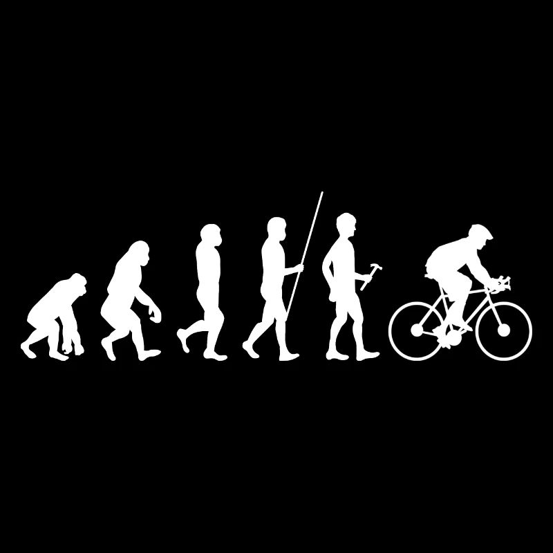 Rennrad Fahrer Evolution