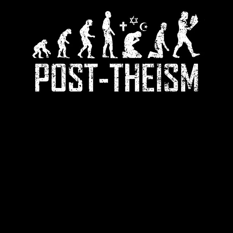 Post-Theism Atheism Atheist Shirt Evolution