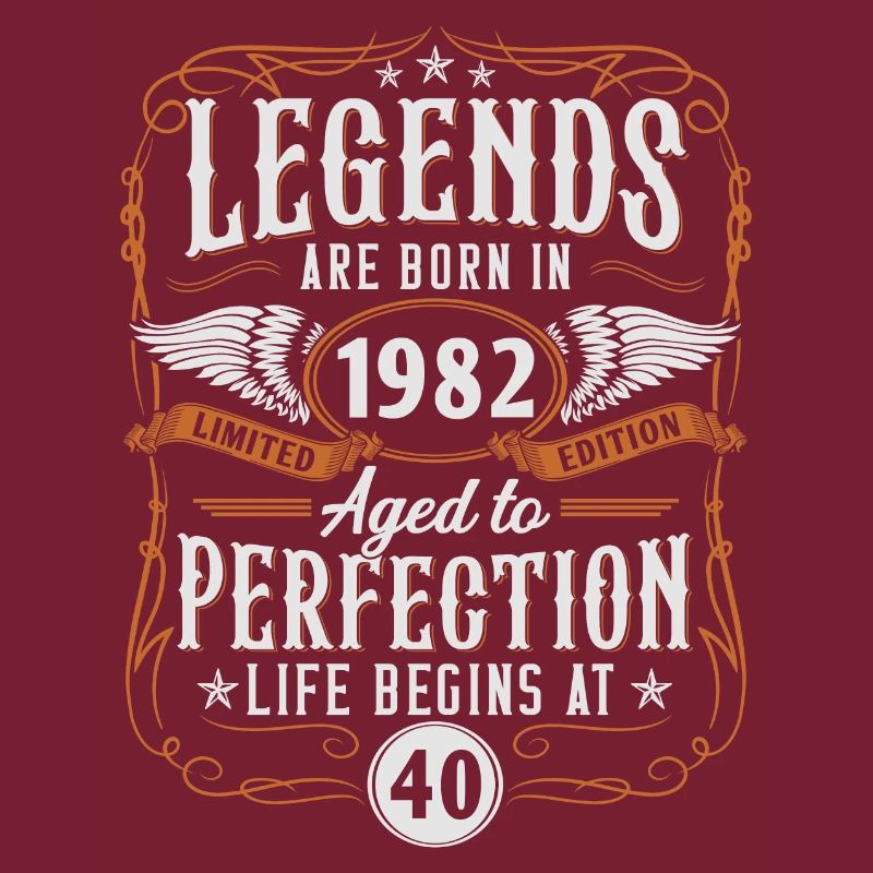 1982 Born Legends 40 Anniversaire