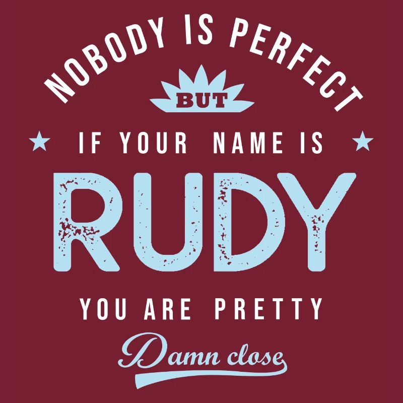 Rudy Gift Personalized Name Rudy