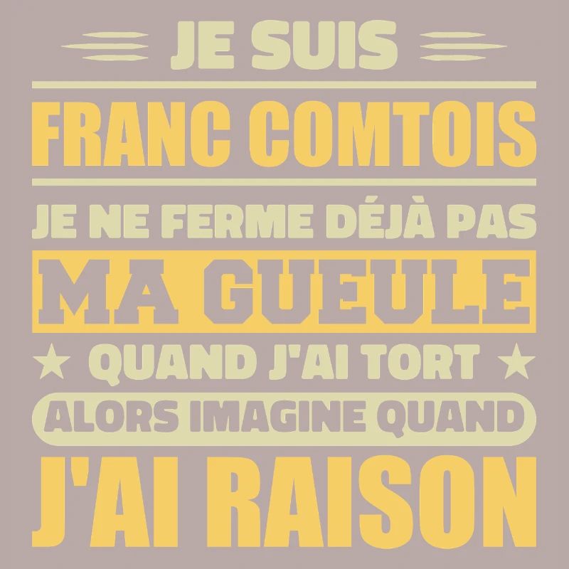 Franc comtois Ich halte meinen Mund nicht zu frank comté