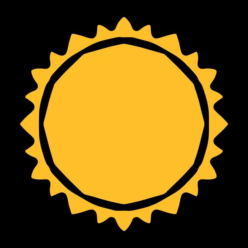 Thick big sun