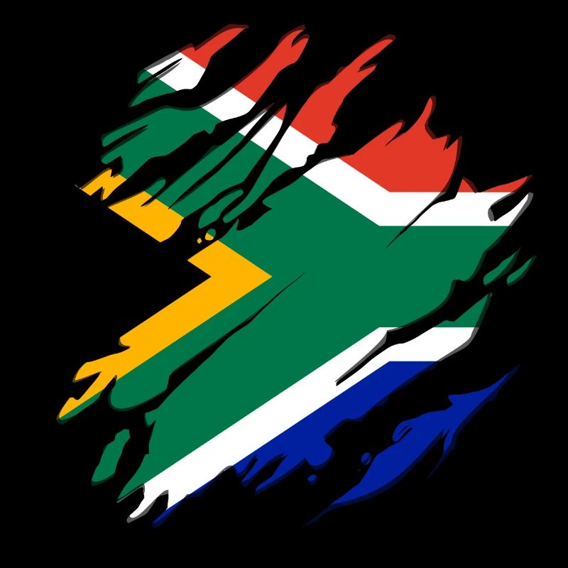 Drapeau Afrique du Sud Afrique