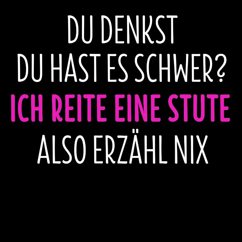 Pferdesprüche TShirt Pferd Reitersprüche Geschenk