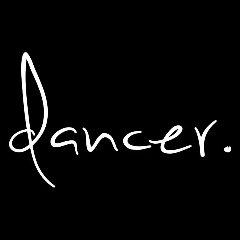 Dancer Dancer Dancing Lettering