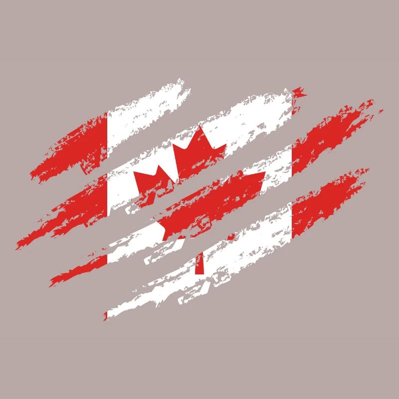 Canada drapeau à gratter feuille d'érable feuille d'érable