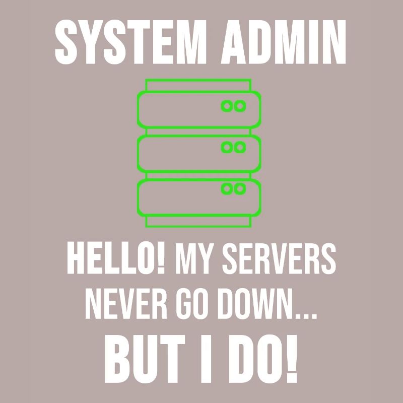 System Admin Administrator Server Geschenk