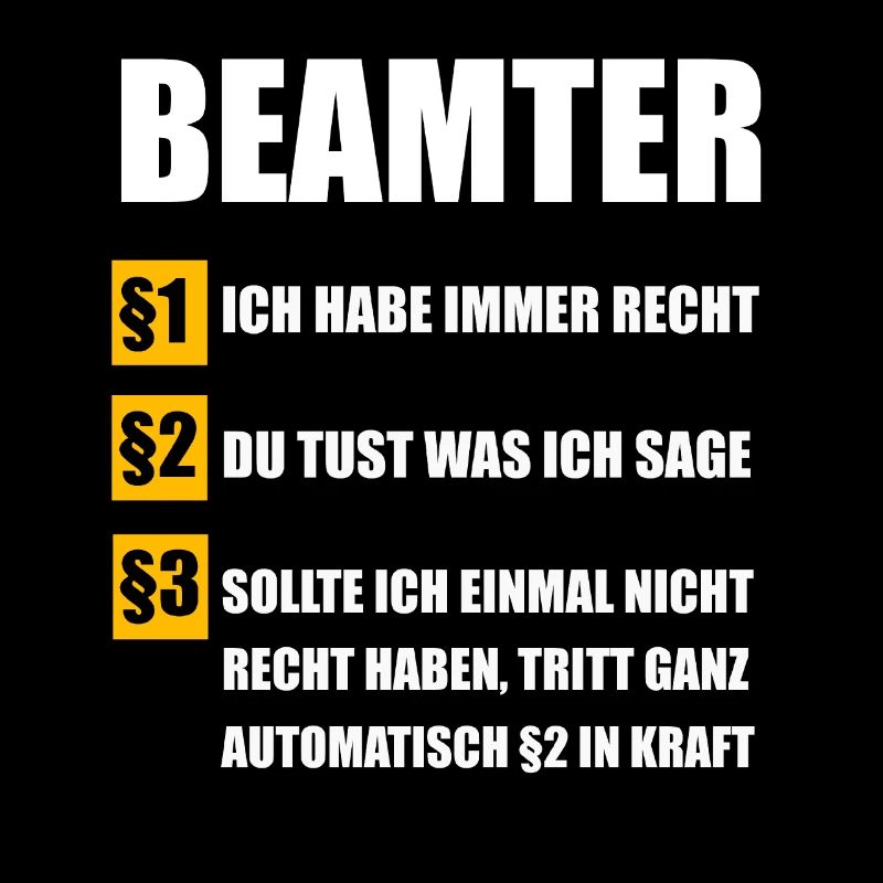 Beamter Beamte Beamtin Geschenk