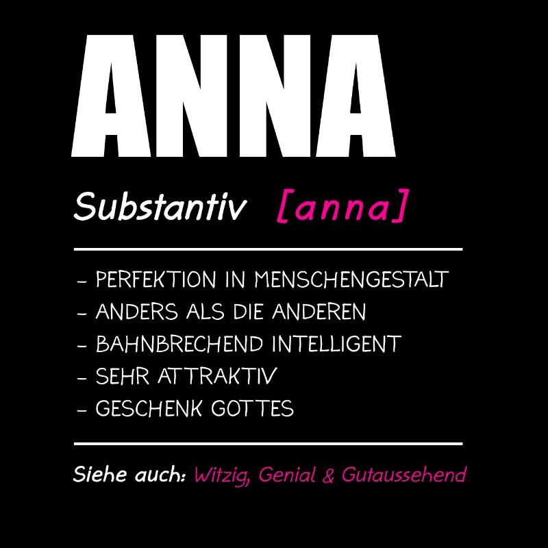 Anna Name Vorname Geschenk