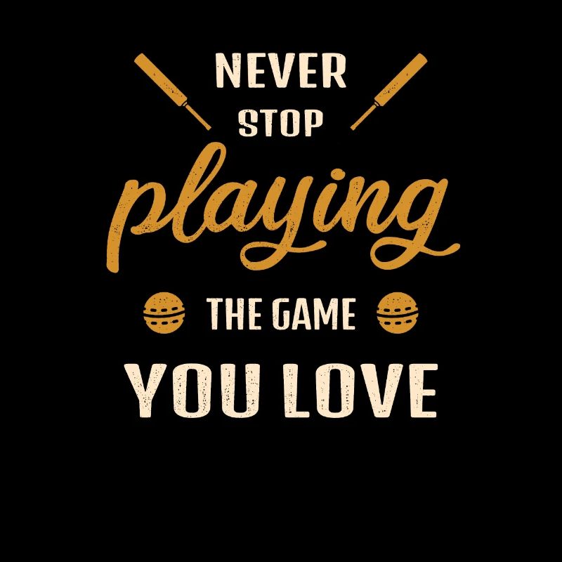 Never stop playing the game cricket gift