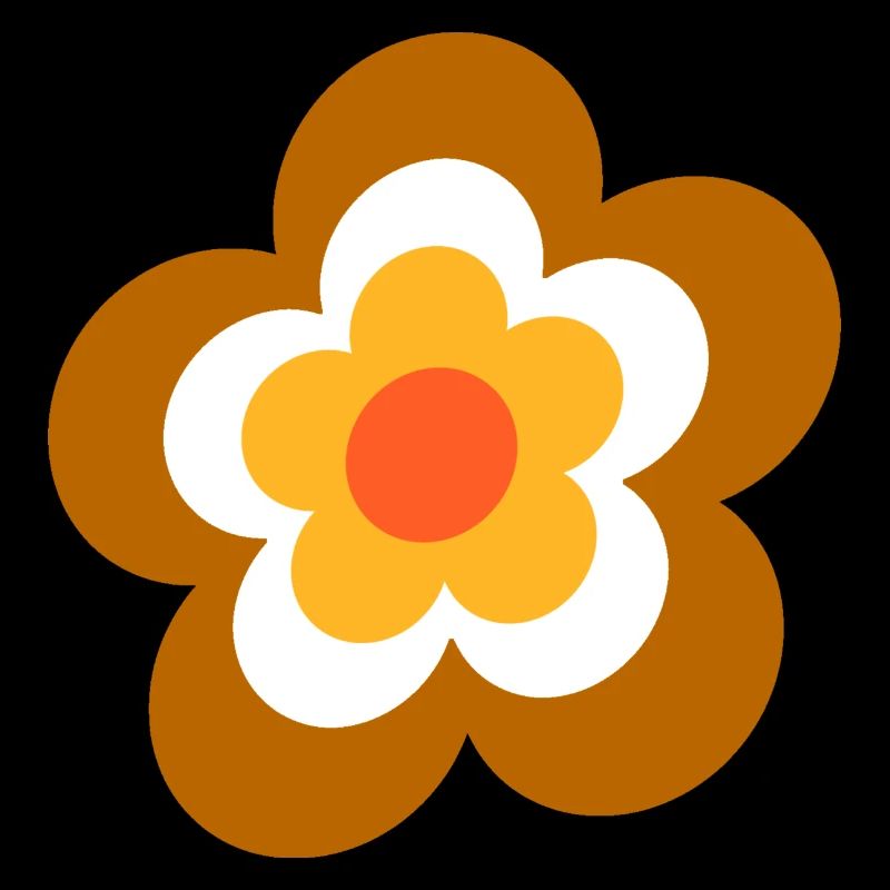70s Flower Pattern Retro