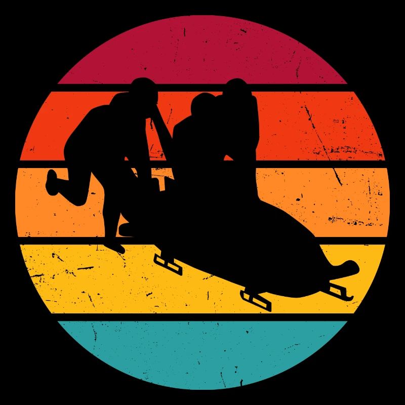 Bobsleigh Sports Bobsleigh Hommes Bob Track Bobsleigh à deux