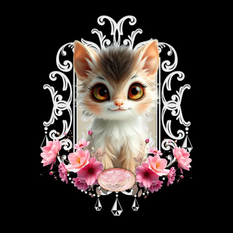 Lovely and fluffy kitten