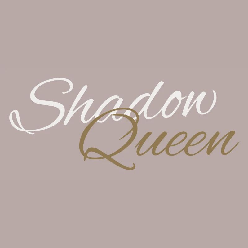 Shadow Queen Golden Cursive Script