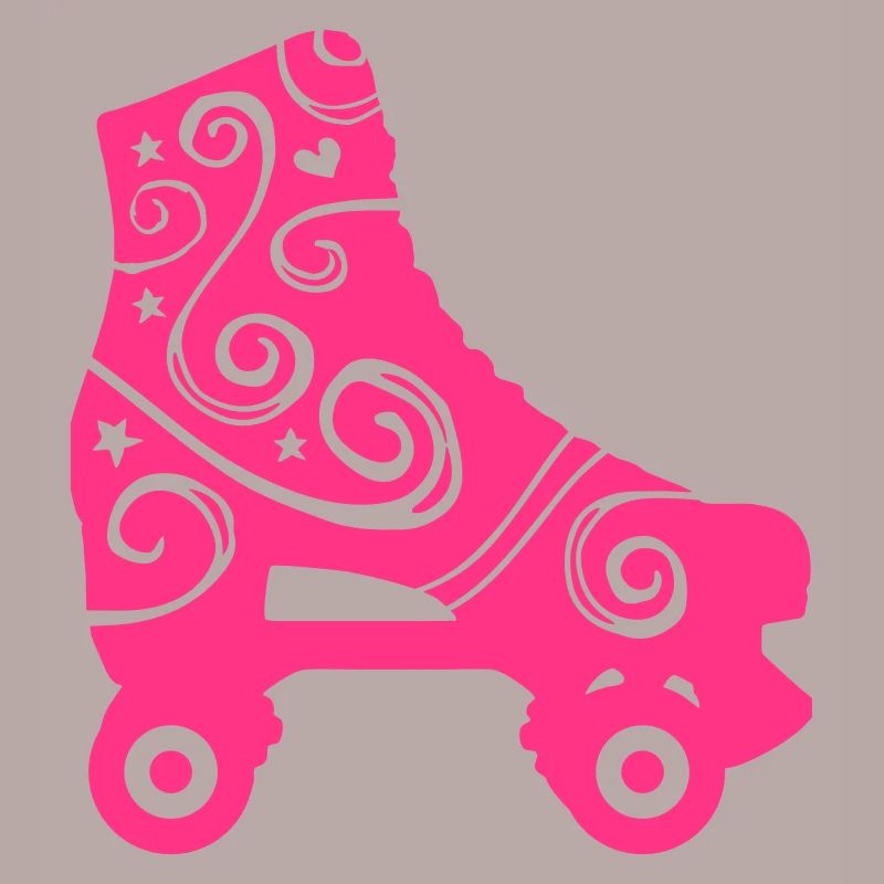skates decorated 1c 2 / rollerskates