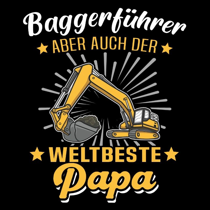 Baggerfahrer Papa Baggerführer