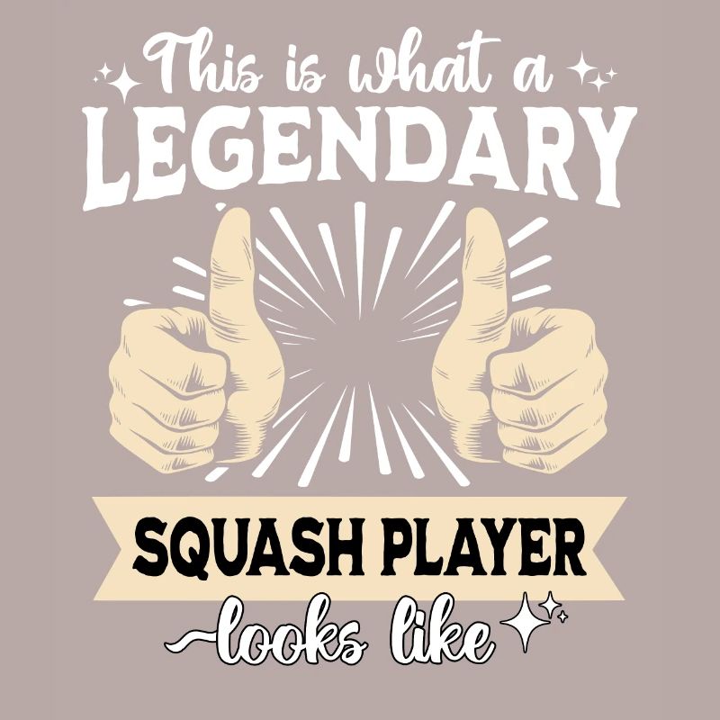 Legendary squash player