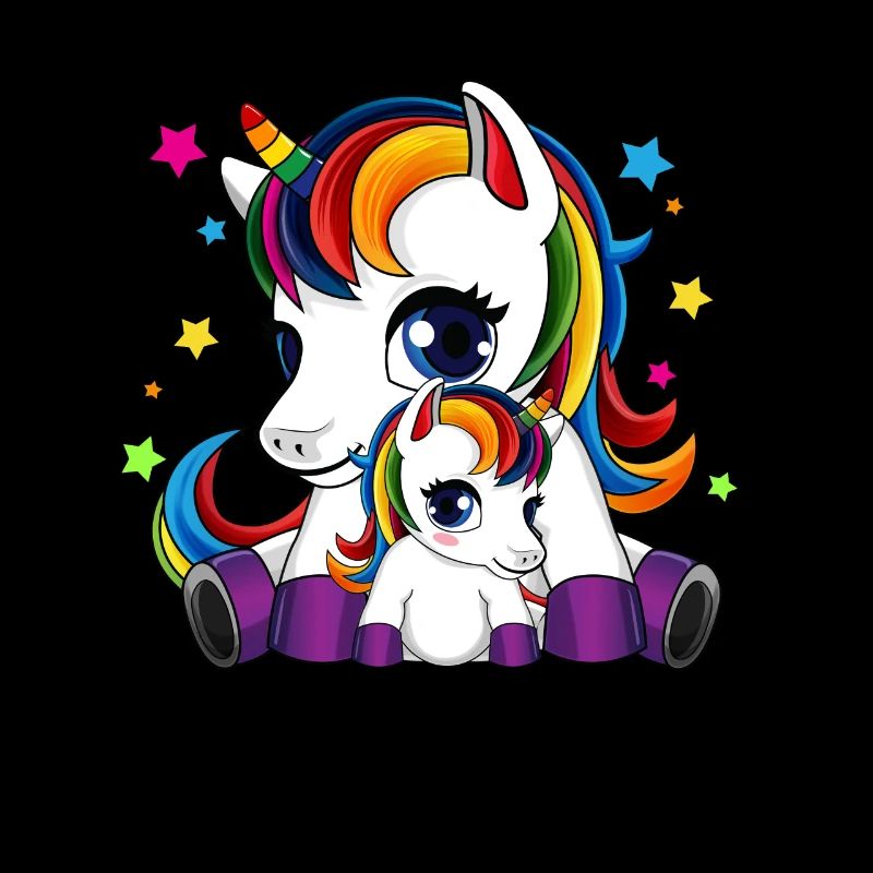 Mutter und Kind Einhorn - Muttertag