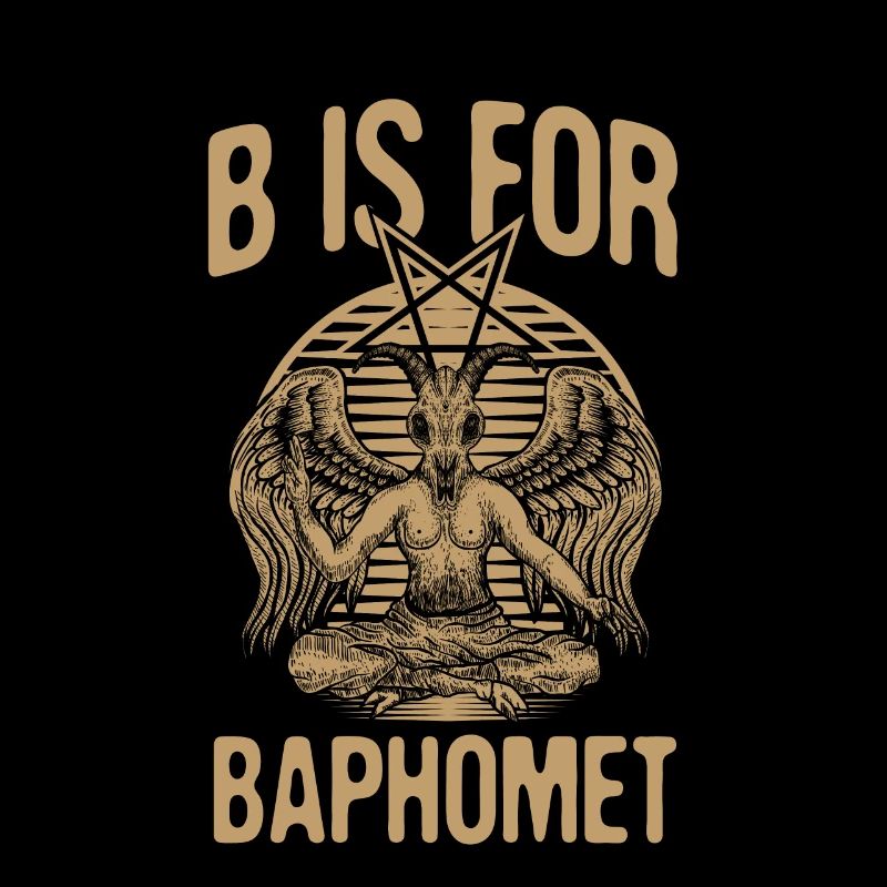 B stands for Baphomet for religion fan