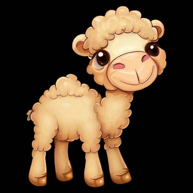 Flauschiges süßes Dromedar