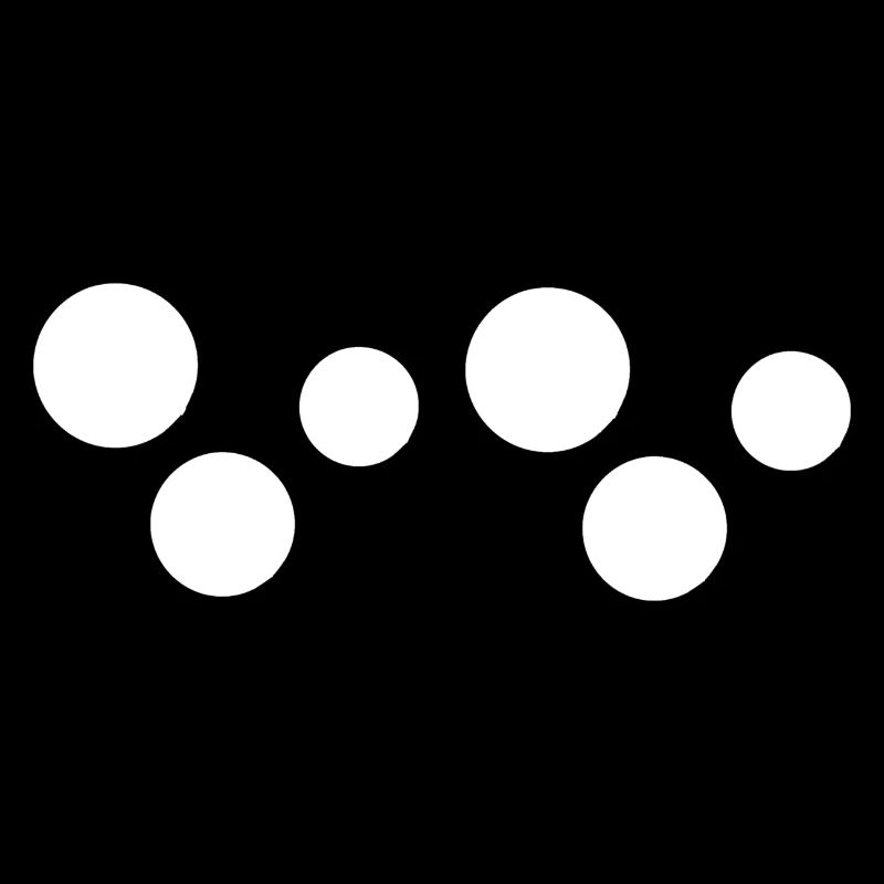 sechs kreise kreis form