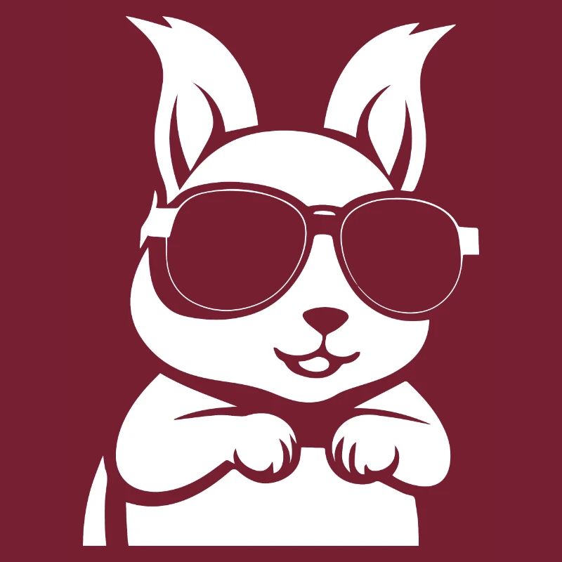 Lustiges Eichhörnchen mit Sonnenbrille Eichhörnchen