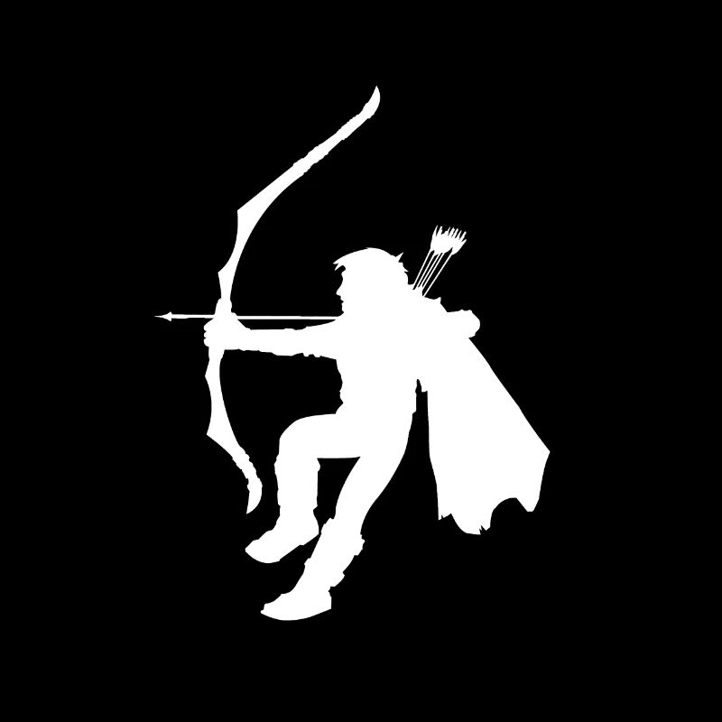 Fantasy RPG, Ranger Silhouettes Design