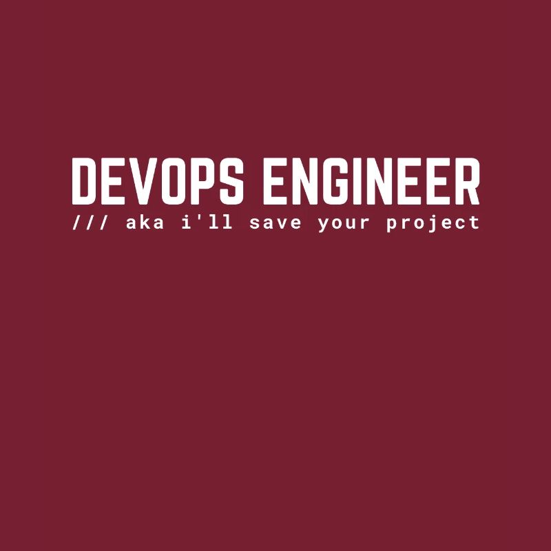 DEVOPS ENGINEER aka ill save your project white