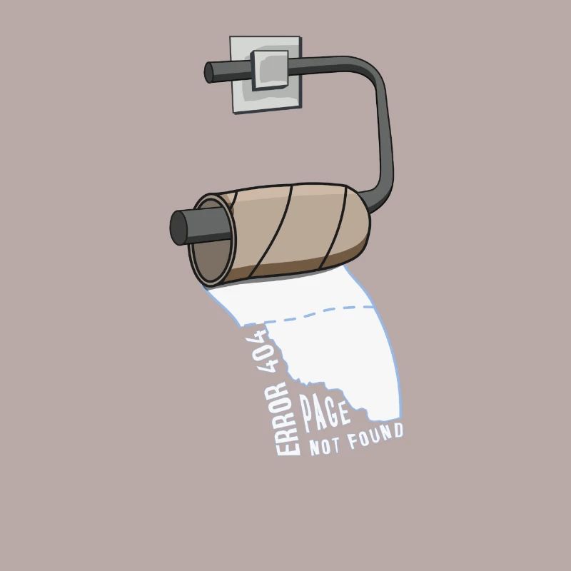 Error 404 Page Not Found. IT Browser Design