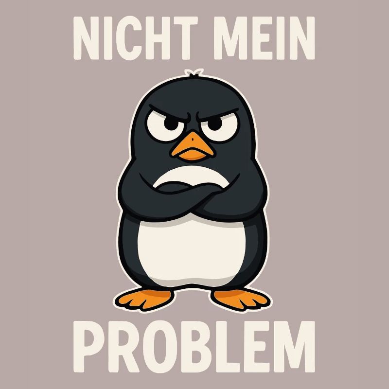 Grimmiger Pinguin – Nicht mein Problem