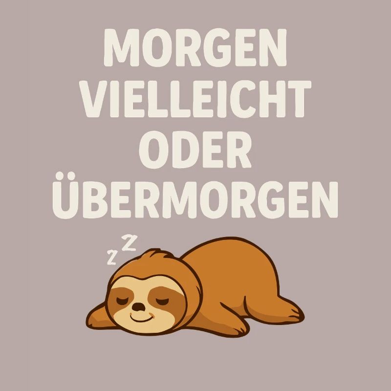 Morgen vielleicht oder übermorgen – Faultier