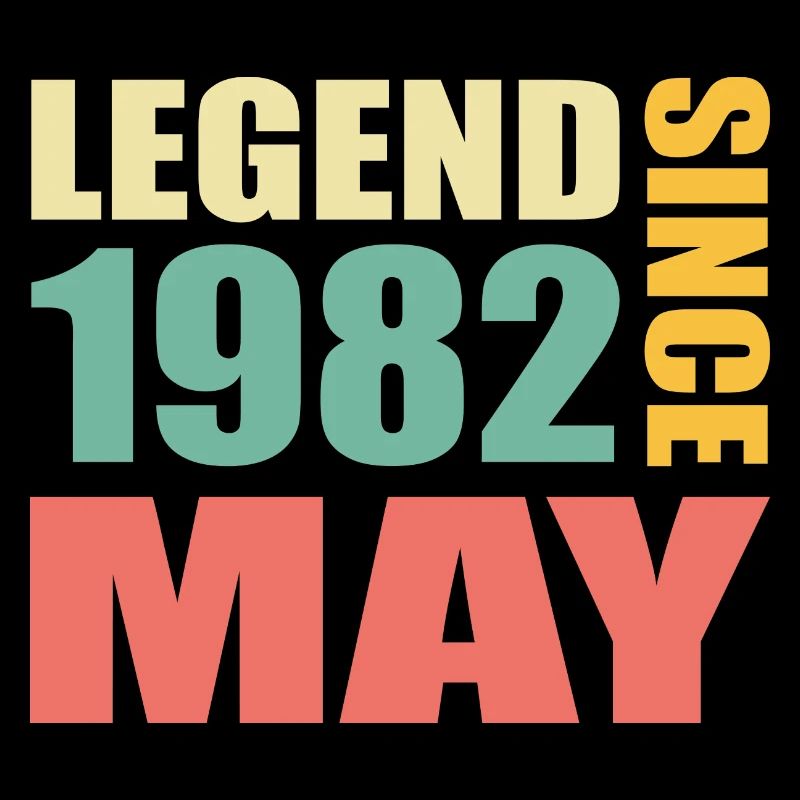 42nd Birthday May Vintage 1982 Gift Idea